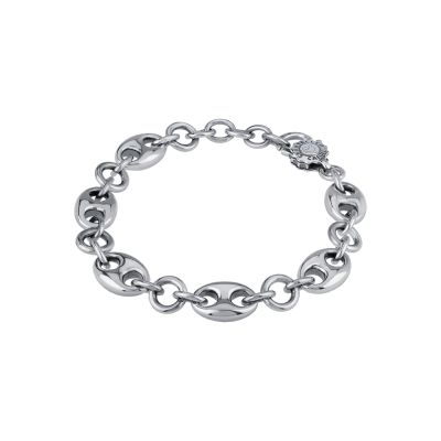 Chantecler / Capriness / bracciale maglia marina 18 cm / argento