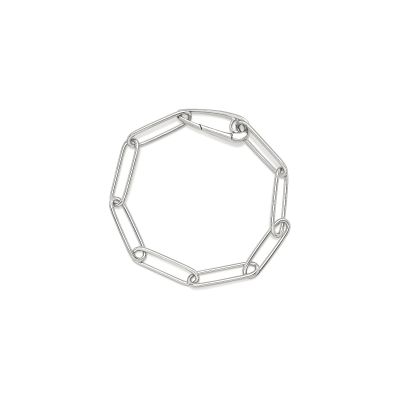 Chantecler / Et Voilà / bracciale maglie ovali / argento