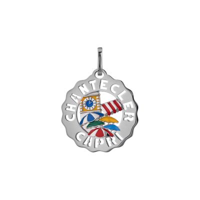 Chantecler / Logo / ciondolo piccolo Capri Pop / argento e smalti colorati