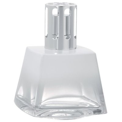 Lampe Berger / Polygone Blanche / vetro laccato / bianco