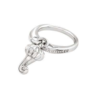 Chantecler / Corni / anello cornetto piccolo / argento e diamante
