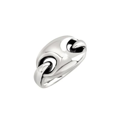 Chantecler / Capriness / anello maglia marina / argento