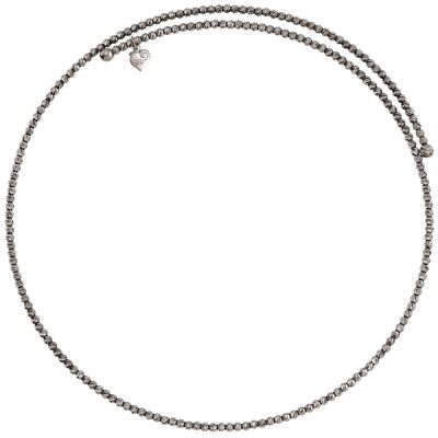 Chantecler / Et Voilà / collana choker / argento brunito