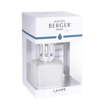 Lampe Berger / Glacon - Blanc / cofanetto / vetro / con 250 ml Délicat Musc