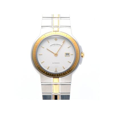 Vacheron Constantin / Phidias / orologio unisex / quadrante bianco guilloché / cassa e bracciale acciaio e oro giallo