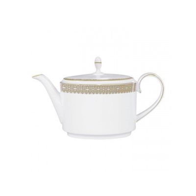 Wedgwood / Vera Wang Lace Gold / teiera / porcellana
