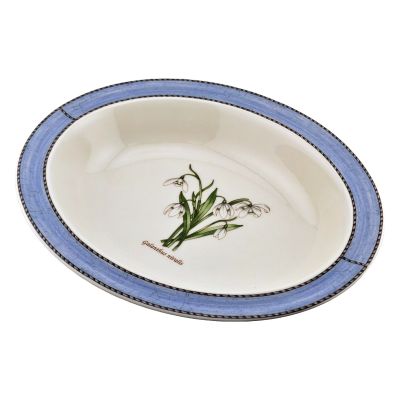 Wedgwood / Sarah's Garden Snowdrop / coppa ovale / porcellana