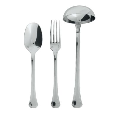 Sambonet / Deco’ / set 3 pz. posate servire monoblocco / acciaio inox