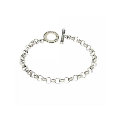 Giovanni Raspini / bracciale base "Aggancio" chiusura a T / argento