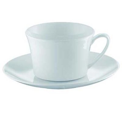 Rosenthal / Jade - White / set 6 tazze tè con piattino / porcellana