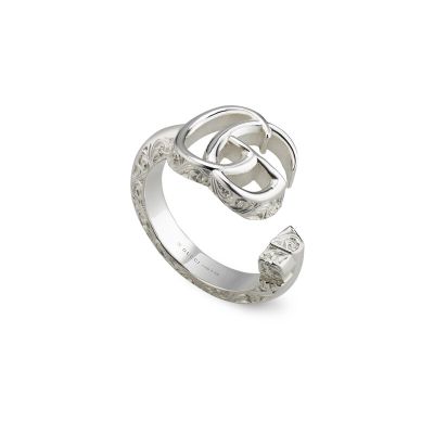 Gucci / GG Marmont / anello con chiave / argento