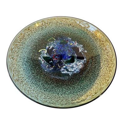 Kosta Boda / Meteora / piatto / vetro / verde