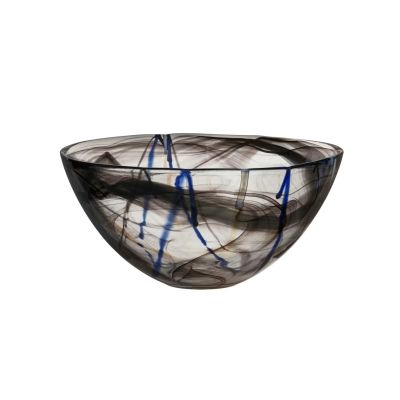 Kosta Boda / Contrast / coppa / vetro / nero