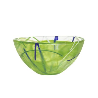 Kosta Boda / Contrast / coppetta / vetro / verde lime