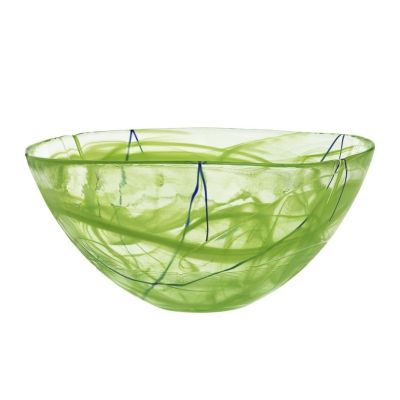 Kosta Boda / Contrast / coppa / vetro / verde lime