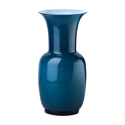 Venini / Opalino / vaso / orizzonte / vetro soffiato lavorato a mano 