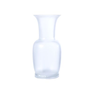 Venini / Opalino - Frozen / vaso / cristallo, sabbiato / vetro soffiato lavorato a mano