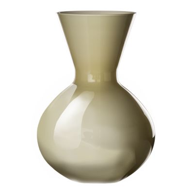Venini / Idria / vaso / paglierino / vetro soffiato lavorato a mano