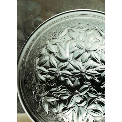 Pampaloni / Tre Generazioni / centrotavola fiori con piedini tondi cm 40 / argento sterling 925