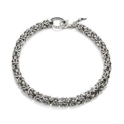 Giovanni Raspini / Catene / collana maglia bizantina / argento