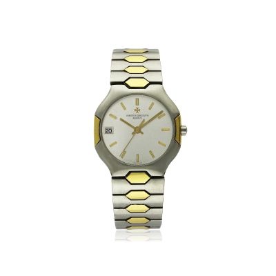 Vacheron Constantin / 333 / orologio uomo / quadrante argentato / cassa e bracciale acciaio e oro giallo