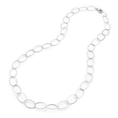 Giovanni Raspini / Catene / collana ovalini / argento