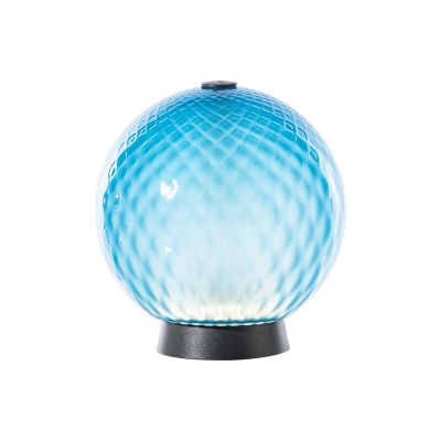 Venini / Balloton Luce / lampada da tavolo / acquamare, sabbiato / vetro soffiato lavorato a mano