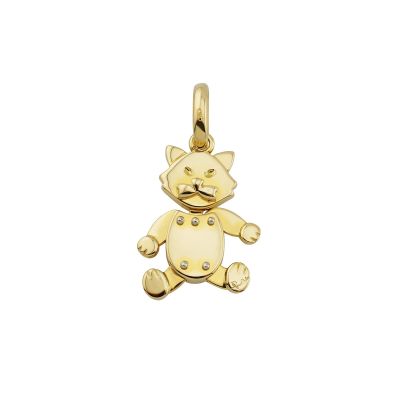 Pomellato / Tradizionale / ciondolo gatto medio / oro giallo