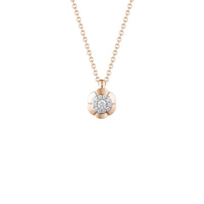 Buonocore / Flowers / collana fiore / oro rosa e diamanti bianchi