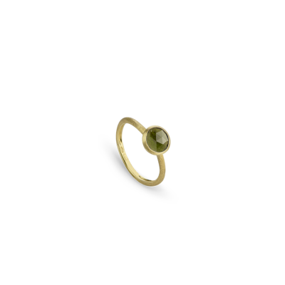 Marco Bicego / Jaipur / anello / oro giallo e tormalina verde