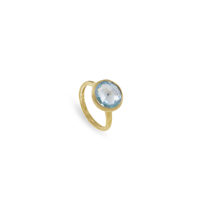 Marco Bicego / Jaipur / anello / oro giallo e topazio azzurro