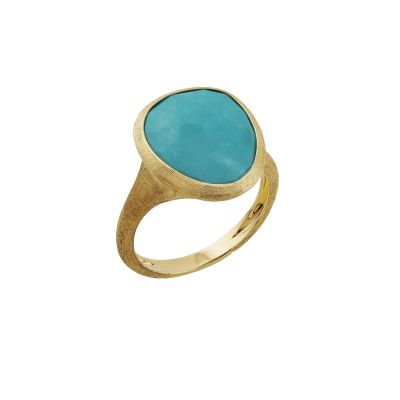 Marco Bicego / Lunaria Color / anello / oro giallo e turchese