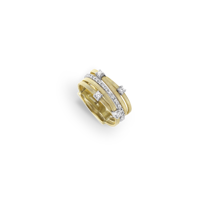 Marco Bicego / Goa / anello / oro bianco e giallo e diamanti