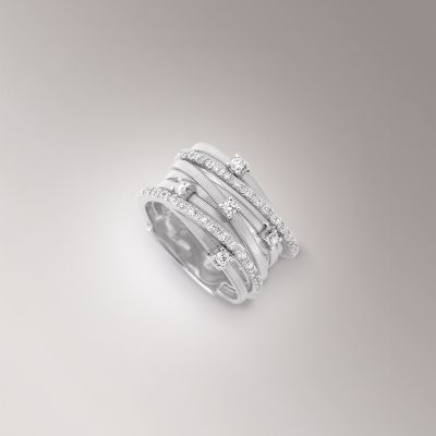 Marco Bicego / Goa / anello / oro bianco e diamanti