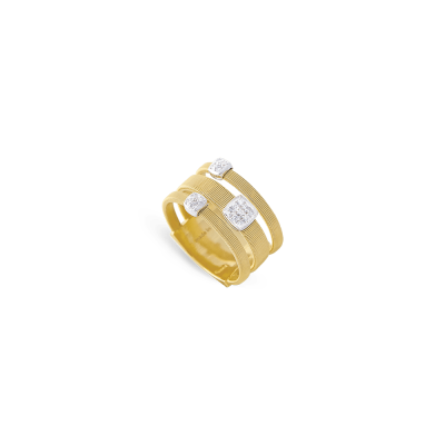 Marco Bicego / Masai / anello / oro bianco e giallo e diamanti