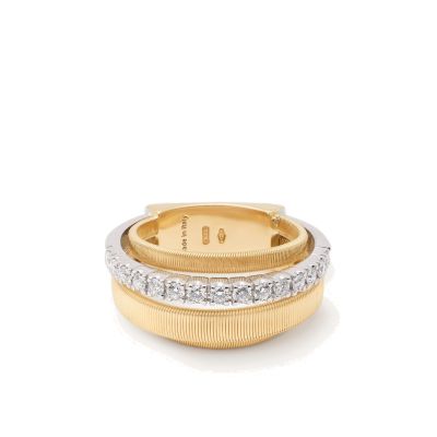 Marco Bicego / Masai / anello a 4 fili / oro giallo e diamanti