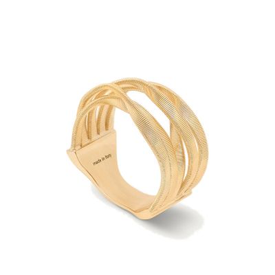 Marco Bicego / Marrakech / anello a 5 fili / oro giallo
