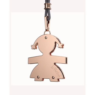leBebé / I Classici / ciondolo grande femminuccia / oro rosa