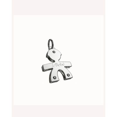leBebé / I Mini / ciondolo piccolo maschietto / oro bianco
