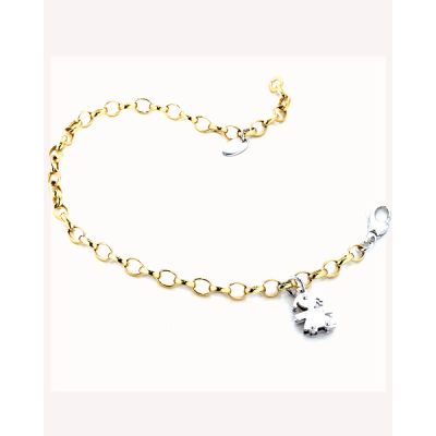 leBebé / I Classici / bracciale femminuccia / oro giallo e oro bianco