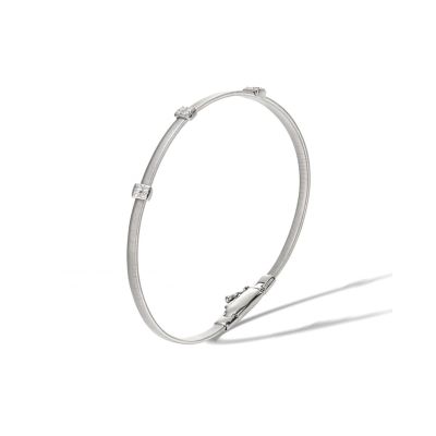 Marco Bicego / Masai / bracciale 17 cm / oro bianco e diamanti