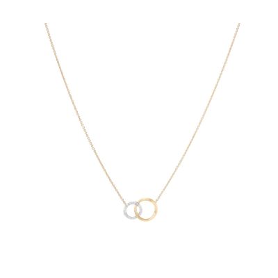 Marco Bicego / Jaipur Link / collana Amore Infinito / oro giallo e bianco con diamanti