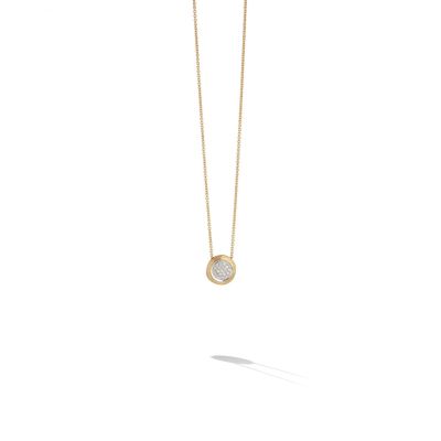 Marco Bicego / Jaipur Link / collana con pendente 42 cm / oro giallo e bianco con diamanti