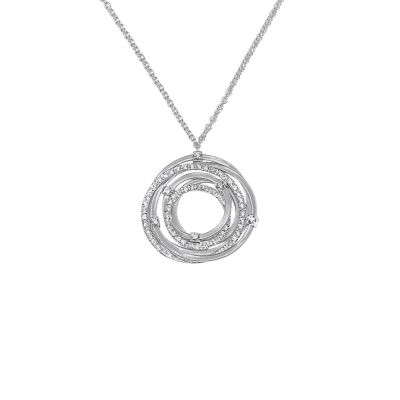Marco Bicego / Goa / collana con ciondolo 42 cm / oro bianco e diamanti