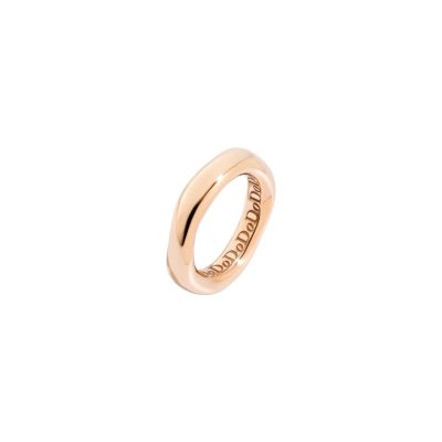 DoDo / Essentials / anello fascia irregolare / oro rosa 9 kt