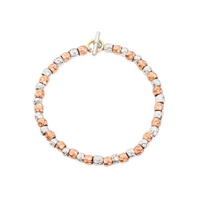 DoDo / Granelli / bracciale / oro rosa 9 kt, argento e oro giallo 18 kt