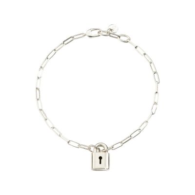 DoDo / bracciale lucchetto / argento
