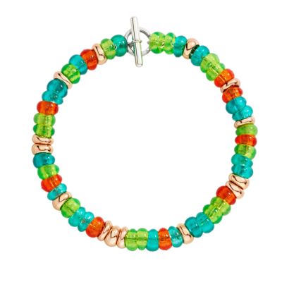 DoDo / Rondelle / bracciale / argento / multicolore