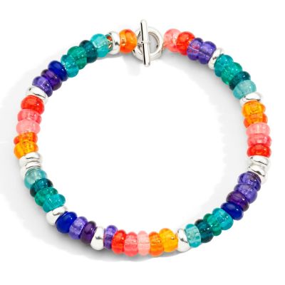 DoDo / Rondelle / bracciale / argento / multicolore