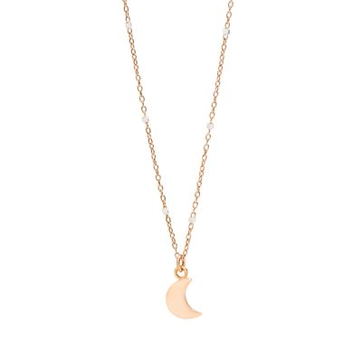 DoDo / Natura / collana mini luna / oro rosa 9 kt